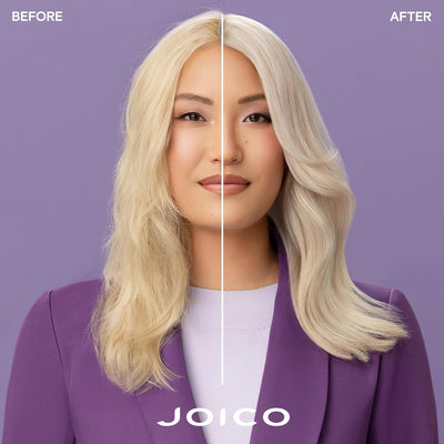 Joico Color Balance Purple Shampoo and Conditioner for Blonde Hair, Protection for Colour Treated Hair, Moisturizes & Shields Damaged Hair, with Keratin and Green Tea Extract