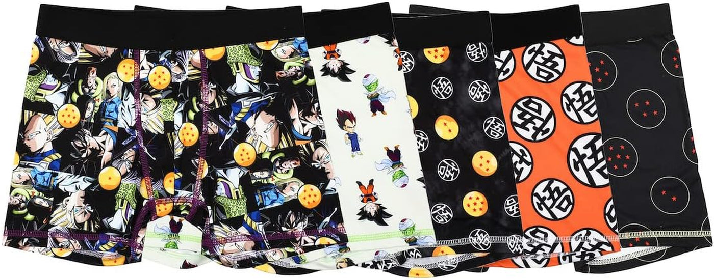 Dragon Ball Z Goku Piccolo Vegeta Kids Boxer Briefs Pack of 5