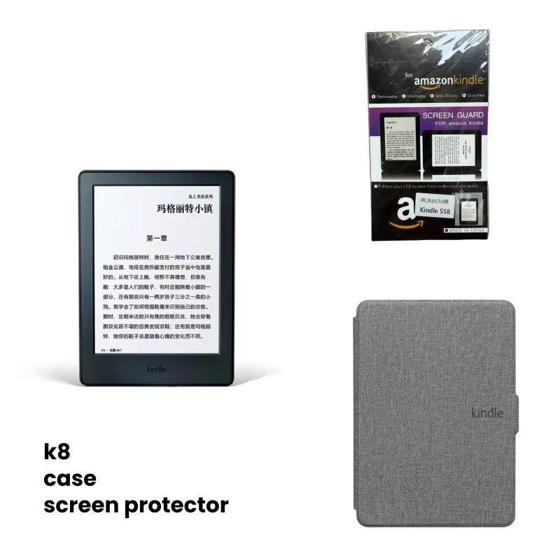 Original Kindle 8Th Used Ebook E Book Eink E-Ink Reader 6 Inch Touch Screen Wifi Ereader Better than Kindle Kobo