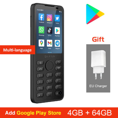 New Qin F21 Pro Smart Touch Screen Phone Wifi 5G+2.8 Inch 3GB + 32GB / 4GB 64GB Bluetooth 5.0 480*640 Global Verison Phone