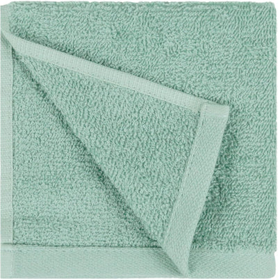 Terry Cotton Washcloths - Pack of 24, Seafoam Green