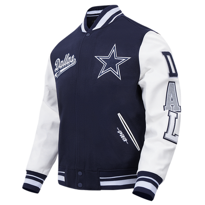 Dallas Cowboys Script Tail Rib Wool Varsity