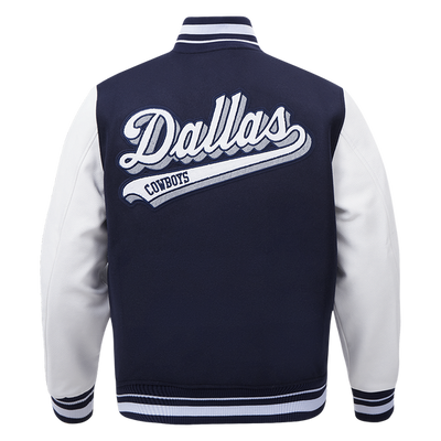 Dallas Cowboys Script Tail Rib Wool Varsity