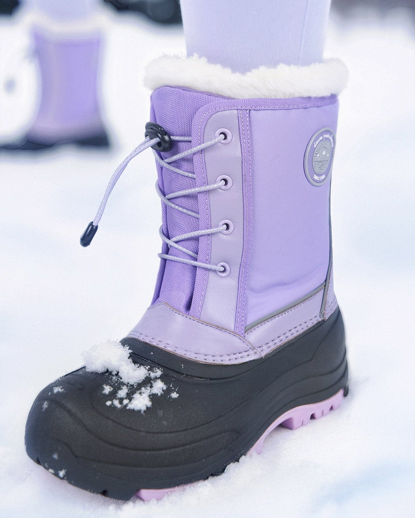 Winter Boots Lavender With Removable Liner