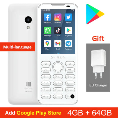 New Qin F21 Pro Smart Touch Screen Phone Wifi 5G+2.8 Inch 3GB + 32GB / 4GB 64GB Bluetooth 5.0 480*640 Global Verison Phone