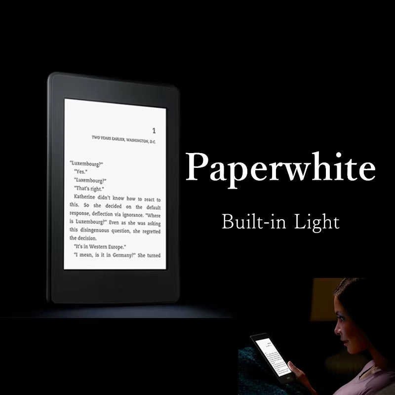 Kindle Paperwhite 7Th 4GB Used Good Condition Generation E-Book Reader Built in Light 6 Inch Ebook E-Ink Book for Kindle Kobo